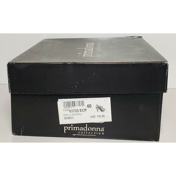 PRIMADONNA COLLECTION WOMEN SIZE EURO 40 MAROON  4 IN HEELS  NEW / BOX 03725 - Picture 12 of 12